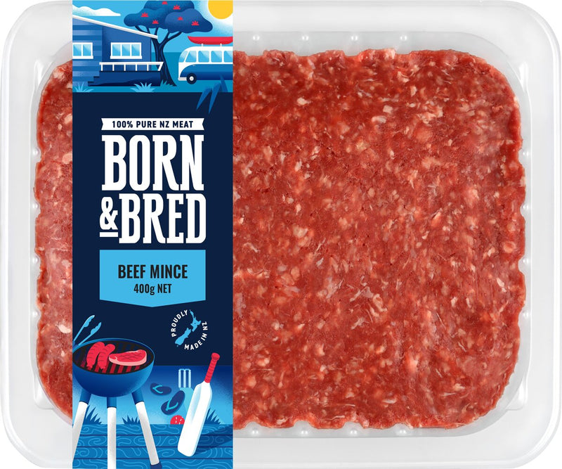 Born & Bred Beef Mince 400g- NEW
