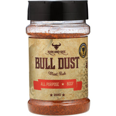 Rum and Que Bull Dust- 200g shaker