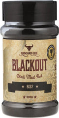 Rum and Que Blackout- 220g shaker