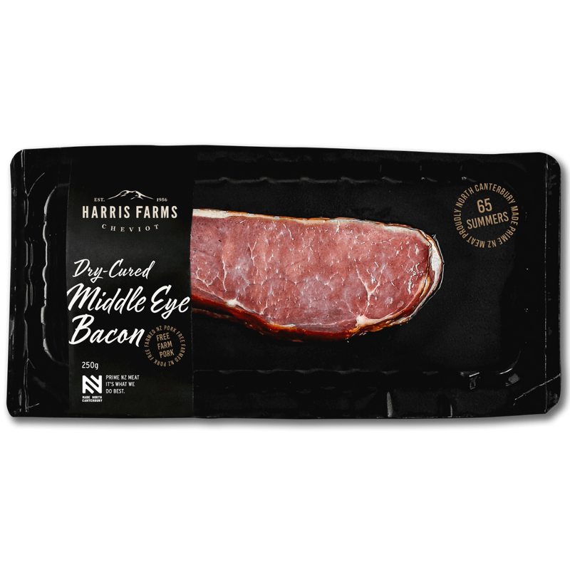 Harris Farms Middle Eye Bacon - 250g