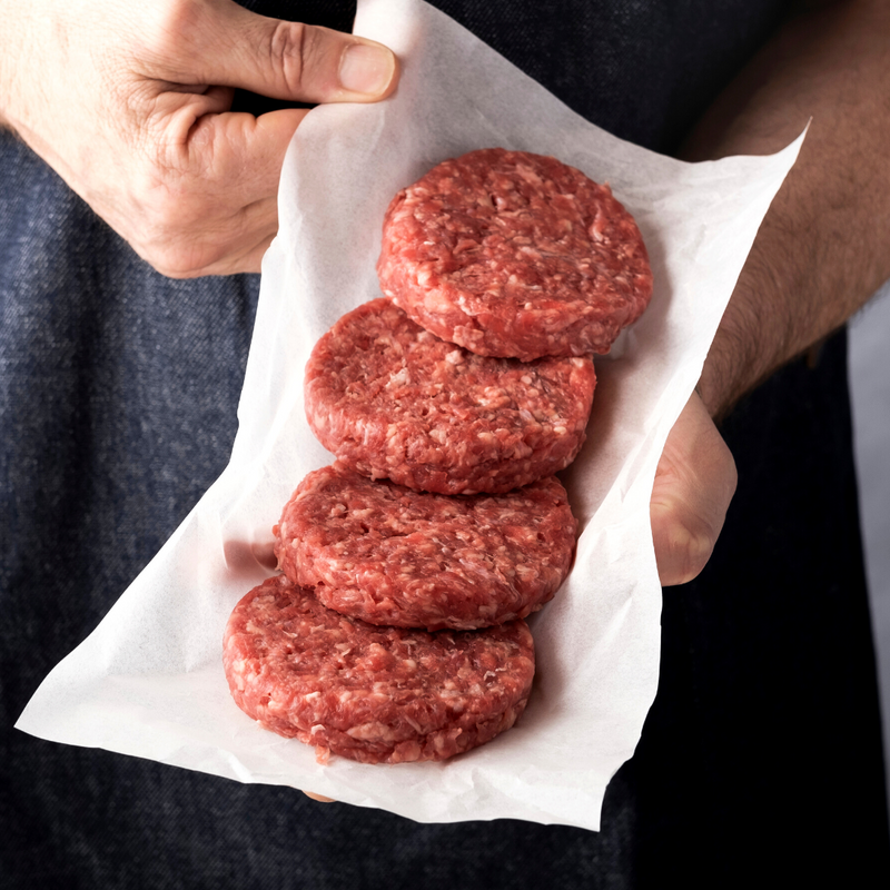 Smokey Beef & Cheese Burgers - 400g